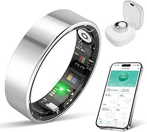Smart Health Ring, no APP Subscription fee, Stress/Heart Rate/Sleep Health Tracker