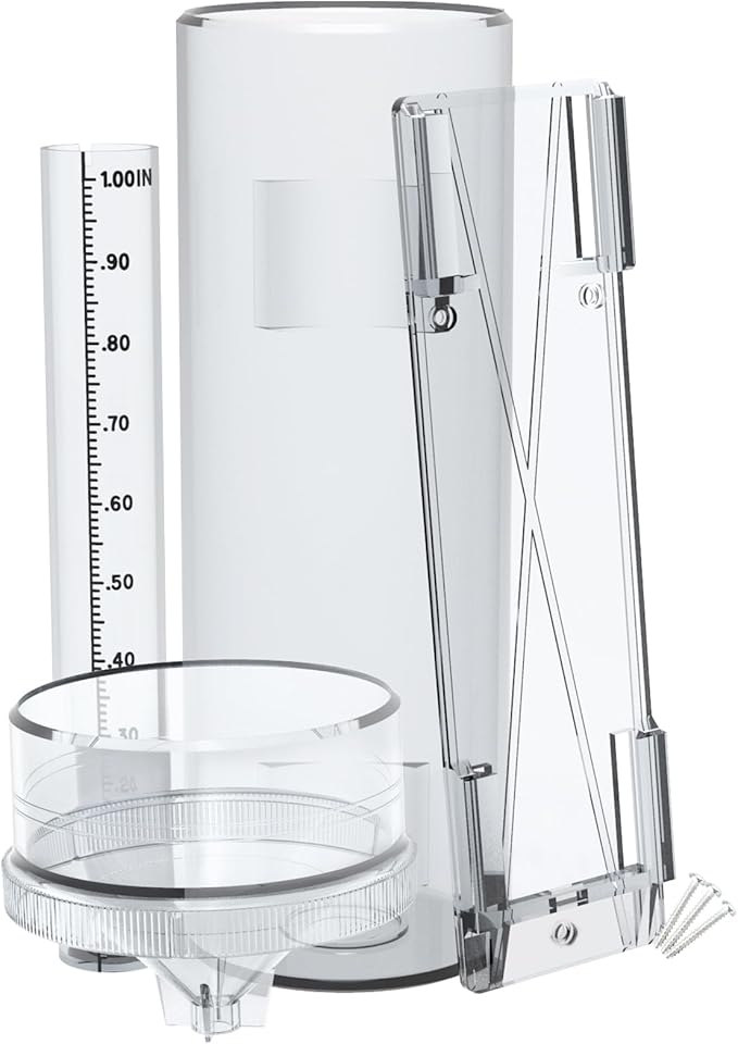 Precise Rain Gauge with Mounting Bracket