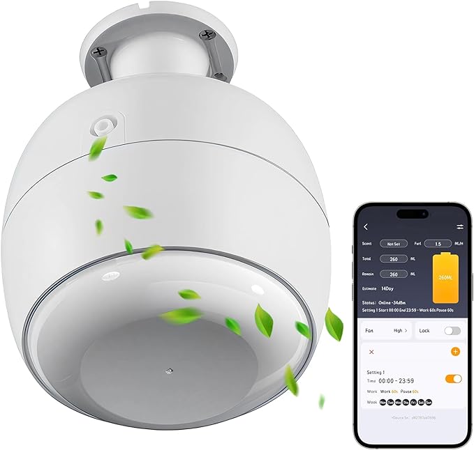 Ceiling-Mounted Aromatherapy Diffuser