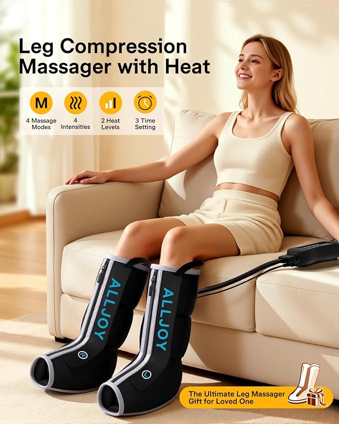 Leg Massager with Heat,Leg Compression Massager Boots.