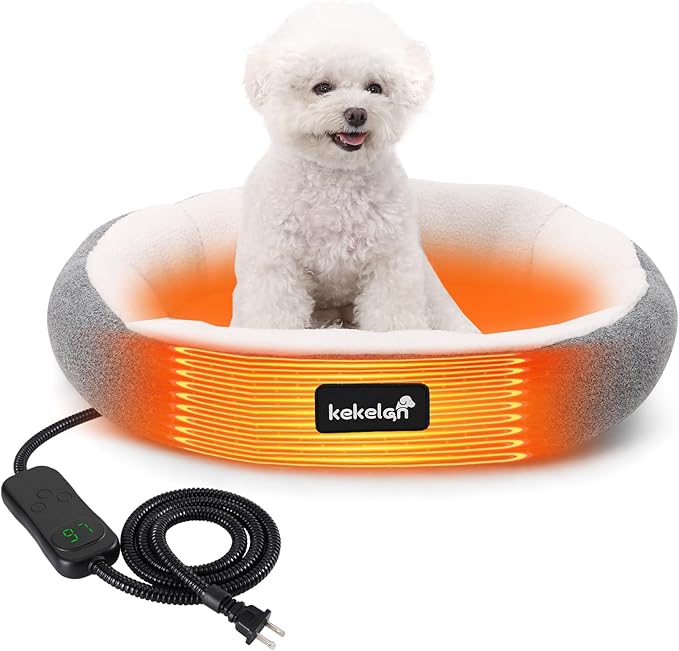 Indoor Heated Cat Bed,