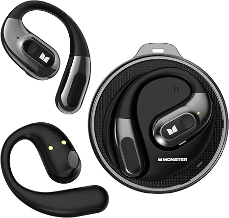 AI Translation Earbuds with Open Ear Design, Real-Time Translator, Long Battery Life, IPX5 Water Resistance, and Smart App Features