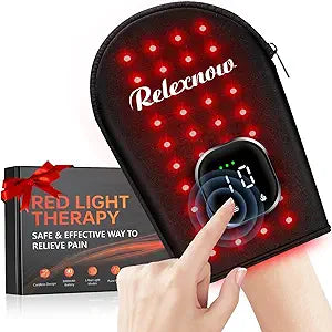 Cordless Red & Infrared Light Therapy for Hand Pain Relief