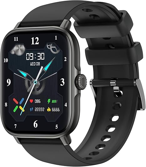 Smart Watch Fitness: Calls, Waterproof, HR, SpO2