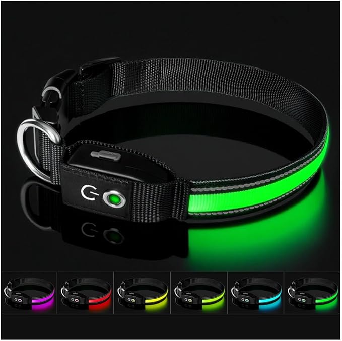 Auto Light Up Dog Collar - Smart Safety