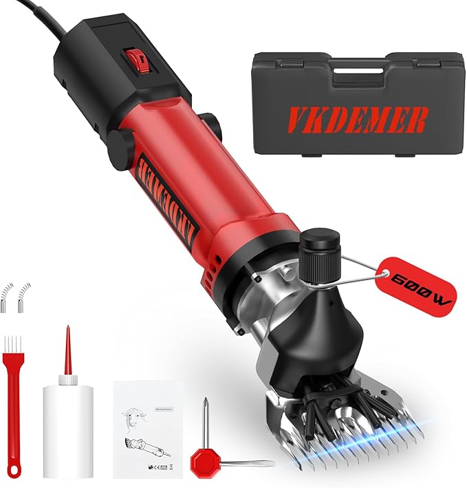 600W Electric Sheep Clippers – 6-Speed Professional Shears