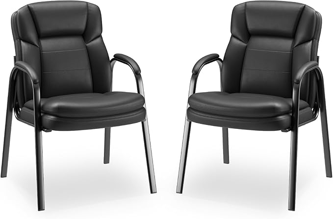 Guest Chairs for Office with Thick Cushions