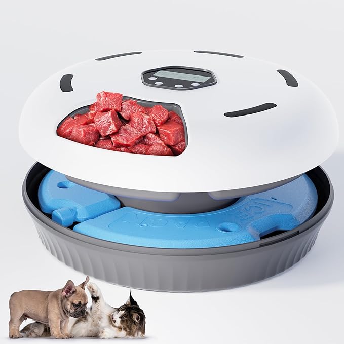 Wet & Dry Automatic Cat Feeder Wet Food Refrigerated