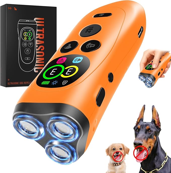 Dog Bark Deterrent Device,3X Ultrasonic