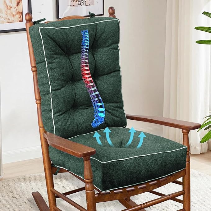 HOME Rocking Chair Cushion, Set of Thicken Seat.