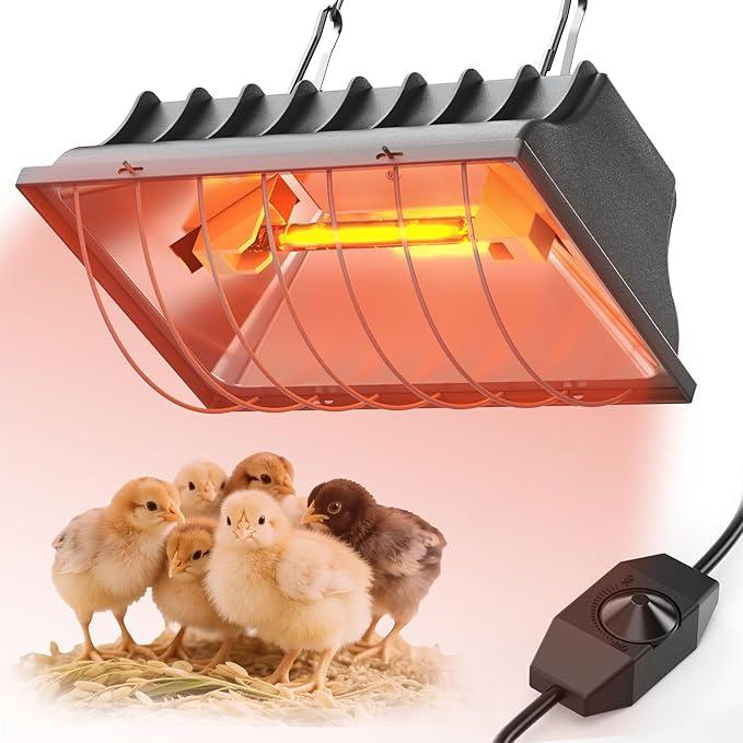 Chicken Coop Heater, Halogen Heat Lamp