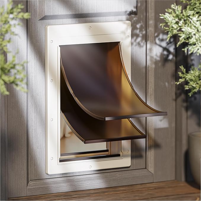 ever Rust Plastic Dog Door, Large Doggy Door