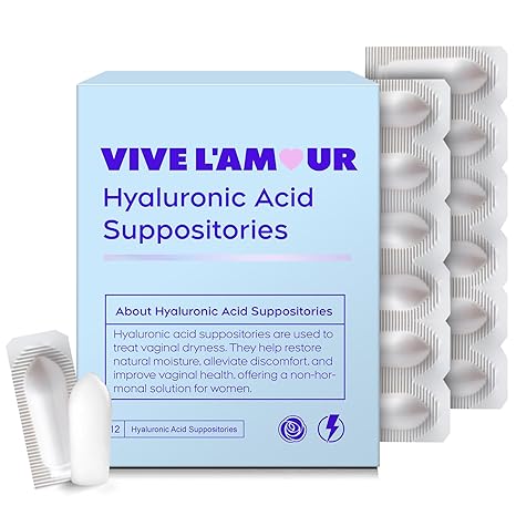 Hyaluronic Acid Vaginal Moisturizing Suppositories