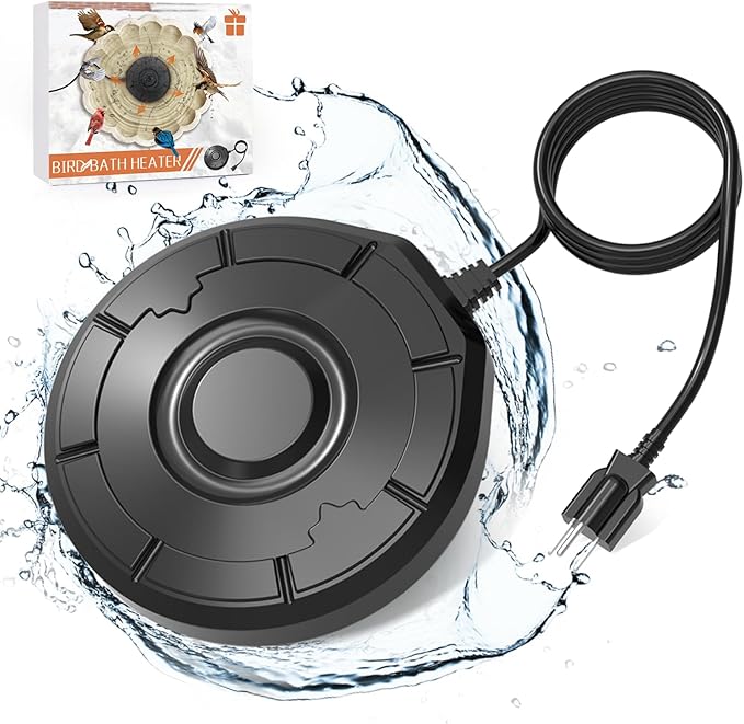 Bird Bath Heater,Birdbaths De-Icer,Birdbath Water Heater