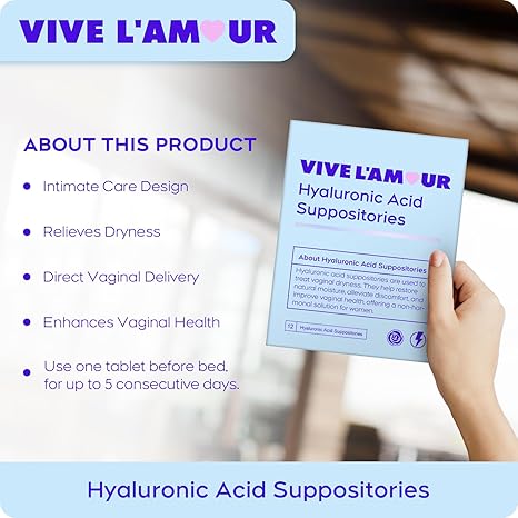 Hyaluronic Acid Vaginal Moisturizing Suppositories
