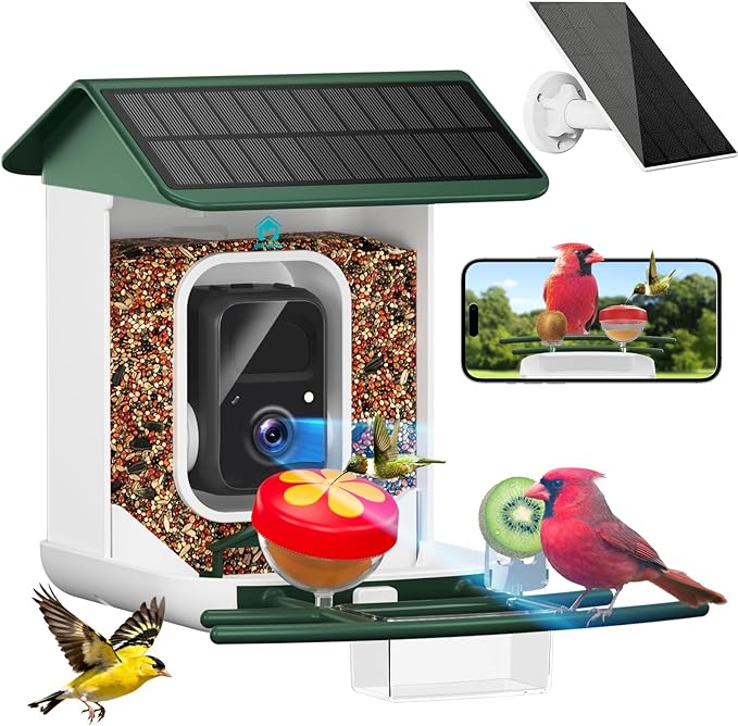 Smart Bird Feeder with Camera-AI Identify