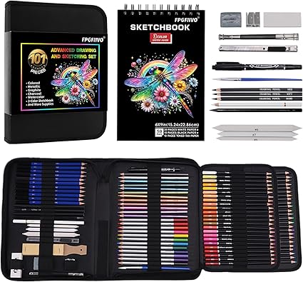 101-Piece Colored Pencils Set