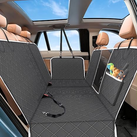 PetJoy Dog Car Seat Cover – 600D Heavy Duty Waterproof